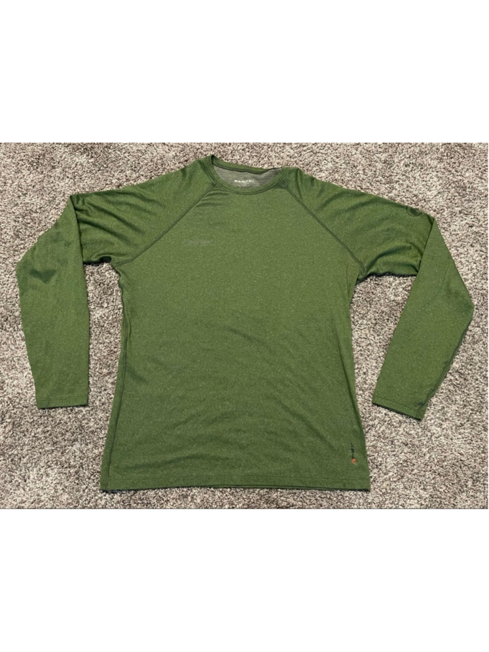 Mammut Men’s Polartec Base Layer Long Sleeve Tee, Size Large, EUC